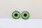 Glass Cabochon Iris Puppet Eyes - GRANNY SMITH